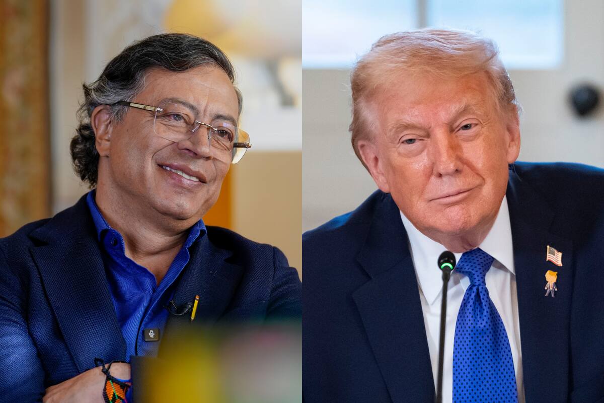 Donald Trump y Gustavo Petro se encontrarían antes de febrero