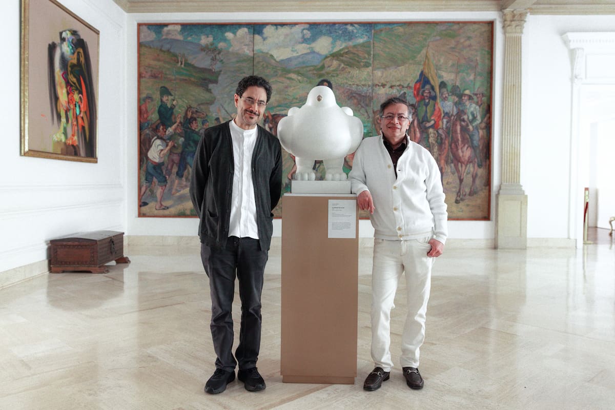 El senador Iván Cepeda junto al expresidente Gustavo Petro. // Foto: Cortesía - Presidencia (Gustavo Petro).