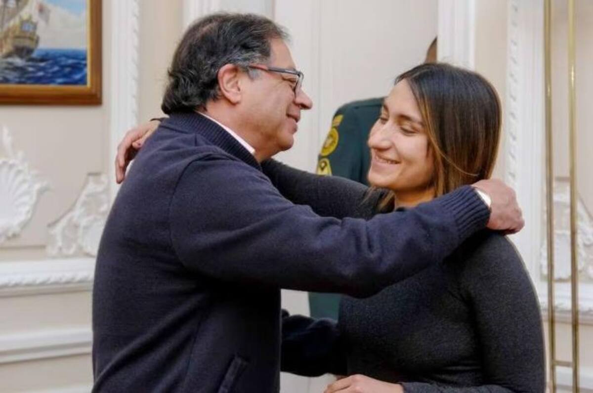 El presidente de Colombia, Gustavo Petro y Laura Sarabia, excanciller. Presidencia de Colombia. //Foto: EFE.