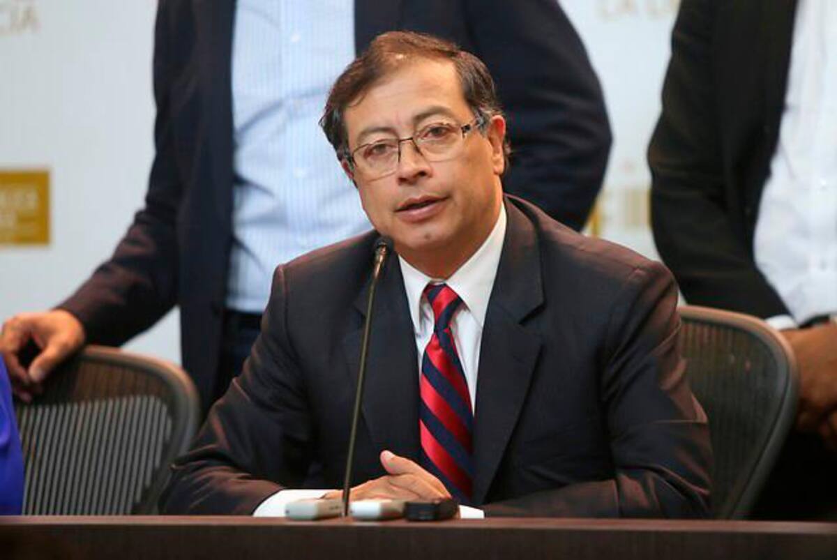 Gustavo Petro, presidente de Colombia. // Foto: archivo