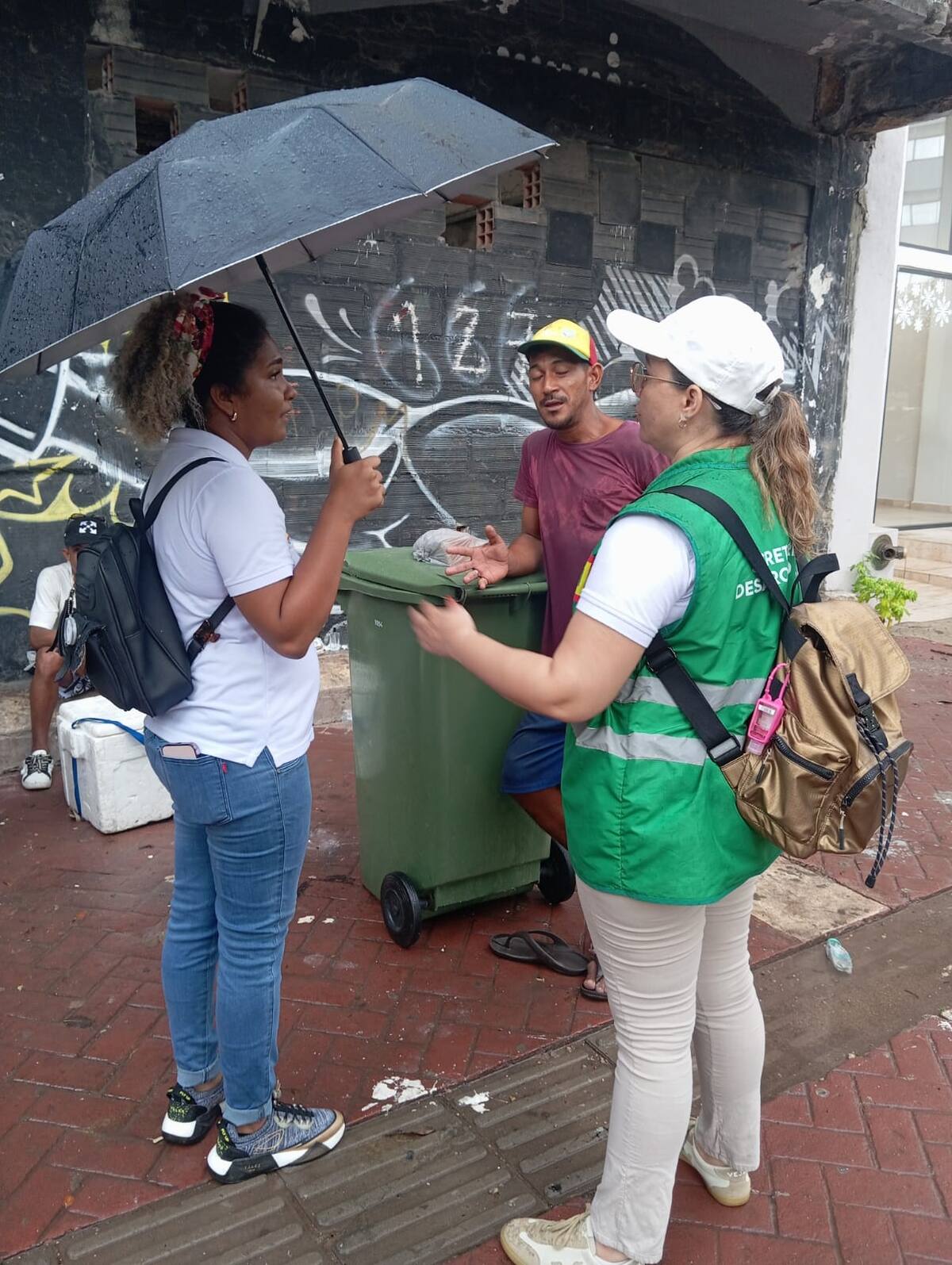 Búsqueda activa de habitantes de la calle en Cartagena.// Foto: cortesía