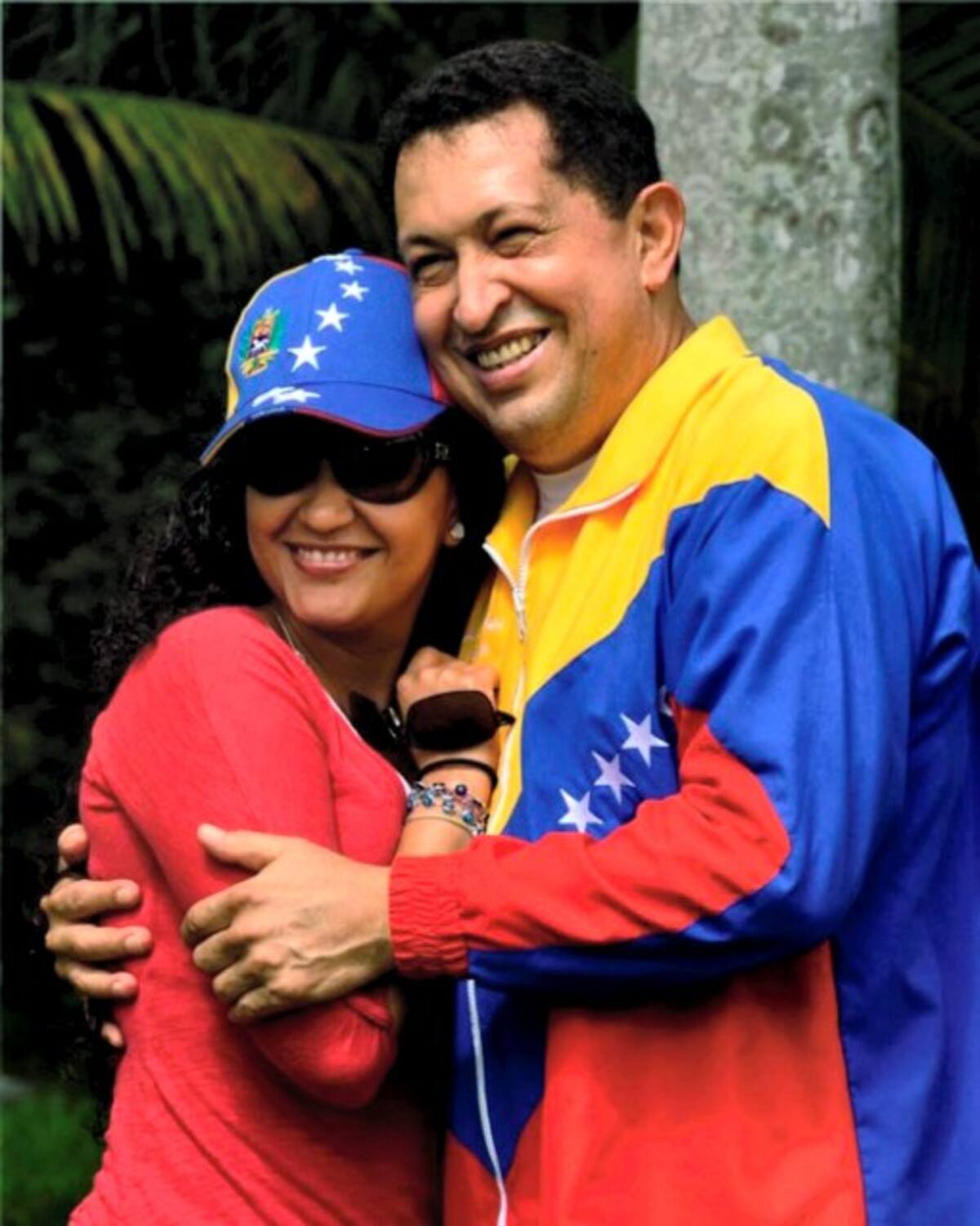 Hugo Chávez, presidente de Venezuela, y su hija Rosa Virginia. AFP ESTUDIOS REVOLUCION
