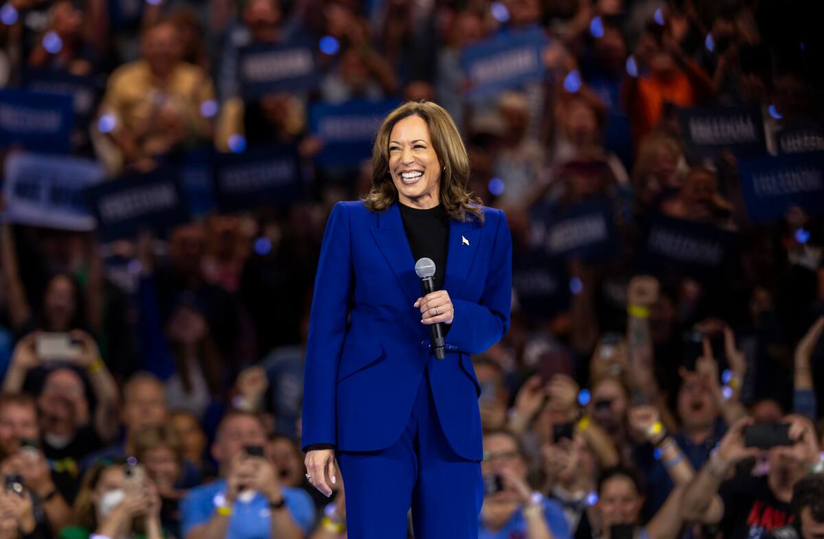 La vicepresidenta de Estados Unidos, Kamala Harris. // Foto: EFE