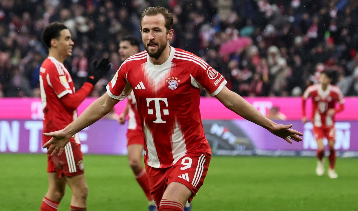 Harry Kane fue el protagonista en la victoria de Bayern Múnich sobre el Eintracht Frankfurt por Bundesliga. //Foto, EFE: RONALD WITTEK