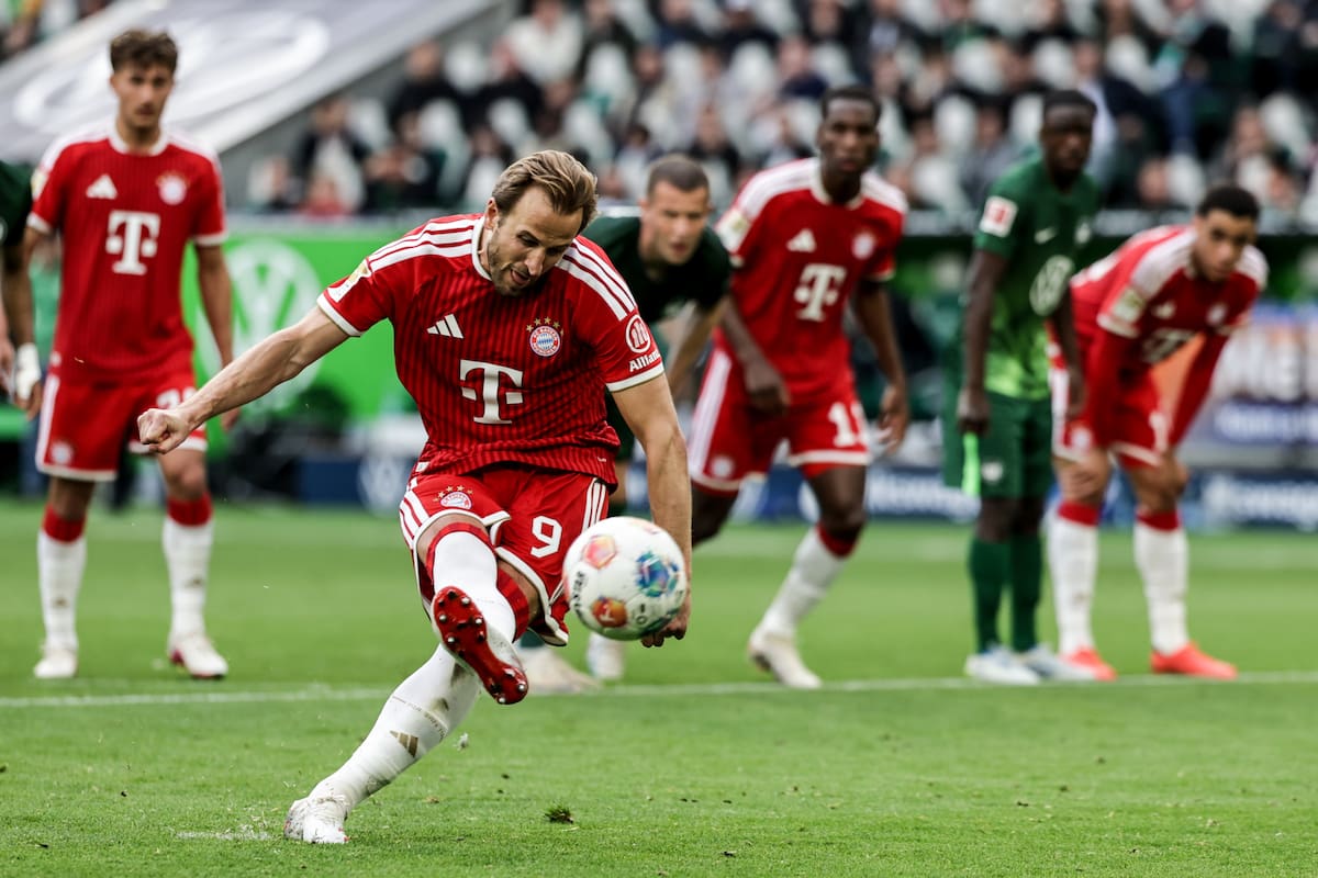 Harry Kane erró un penal en la victoria de Bayern Múnich sobre Wolfsburgo por la Bundesliga. //Foto, EFE: FILIP SINGER