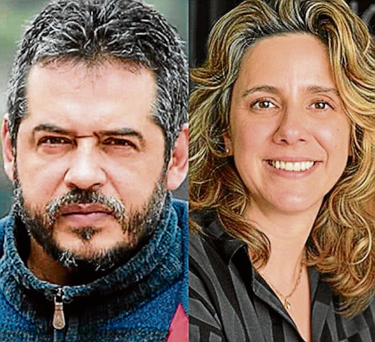 Mario Mendoza y la guionista Ana María Parra. //Fotos: cortesía.