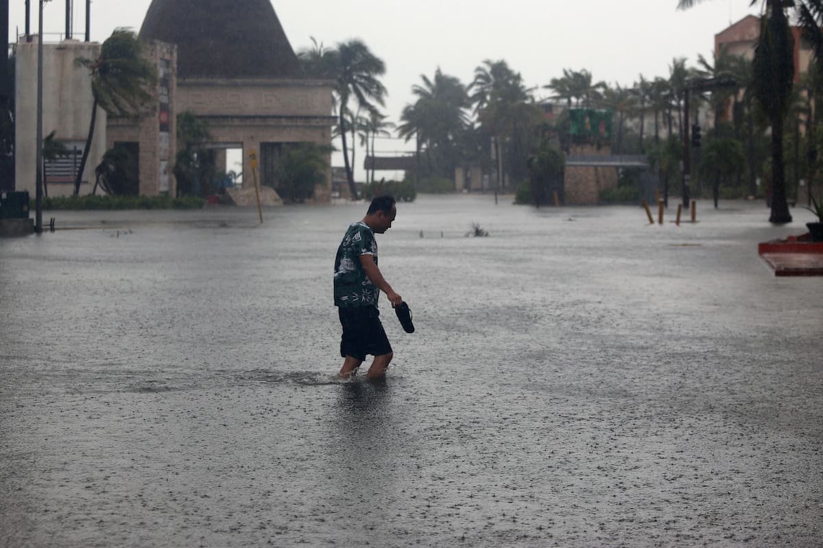 Huracán Helene: las fuertes afectaciones que deja en el sur de México