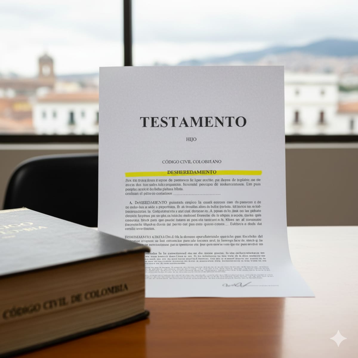 Los padres pueden sacar a sus hijos de sus testamentos de acuerdo con Art 1266 del Código Civil // GEMINI.