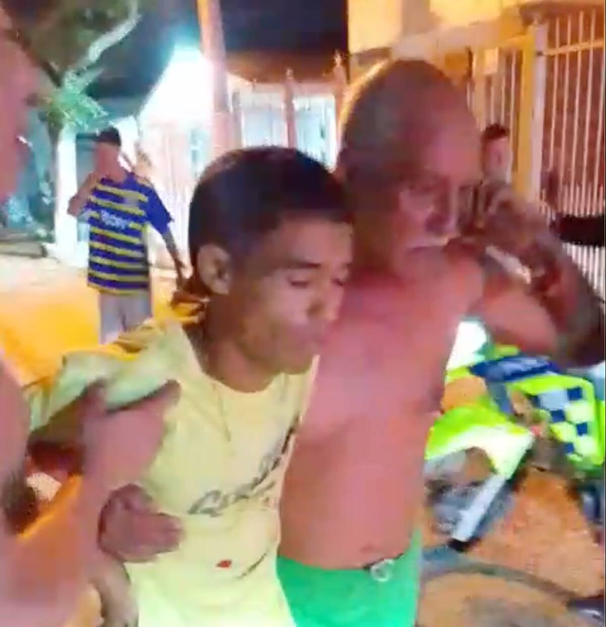 Este es uno de los jóvenes herido por sujetos que les disparó cuando se encontraban en el Puente de La Vergüenza de Baranoa, Atlántico..//Cortesía.