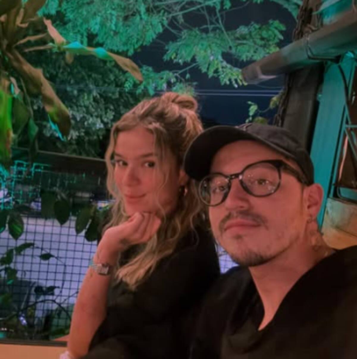 Jessica Giraldo Navarro, hermana de Karol G , junto a su esposo. //Foto: IG @yegiraldo_.