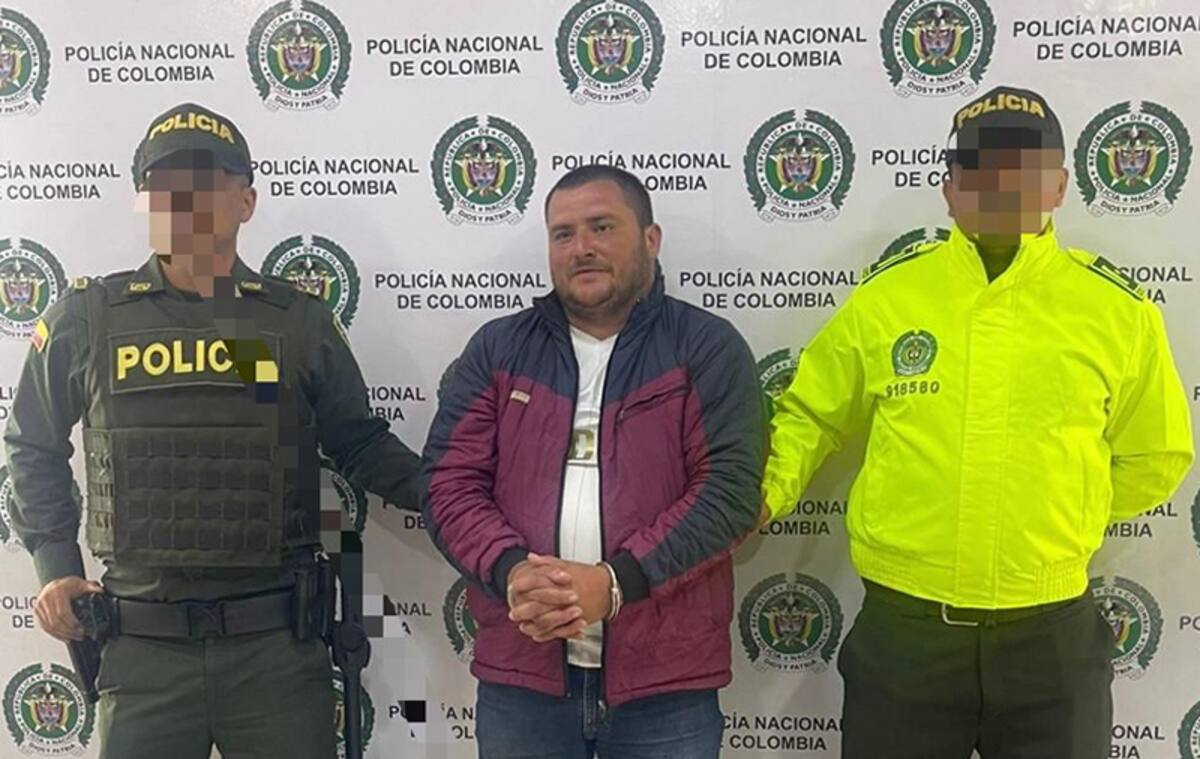 Andrés Vera Fernández, alias 'Conejo', hermano del jefe del Estado Mayor Central de las disidencias de las Farc, alias 'Iván Mordisco'. // Foto: Cortesía - Policía Nacional.