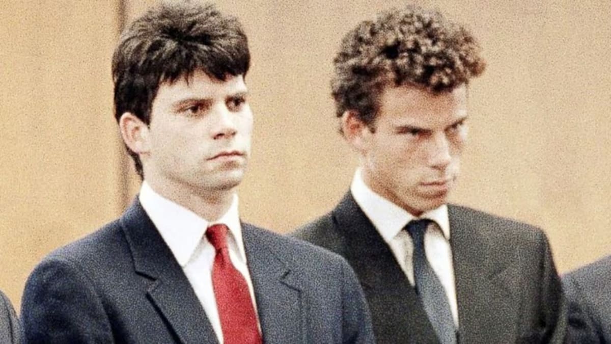 Hermanos Menéndez jóvenes. //Foto: AP.