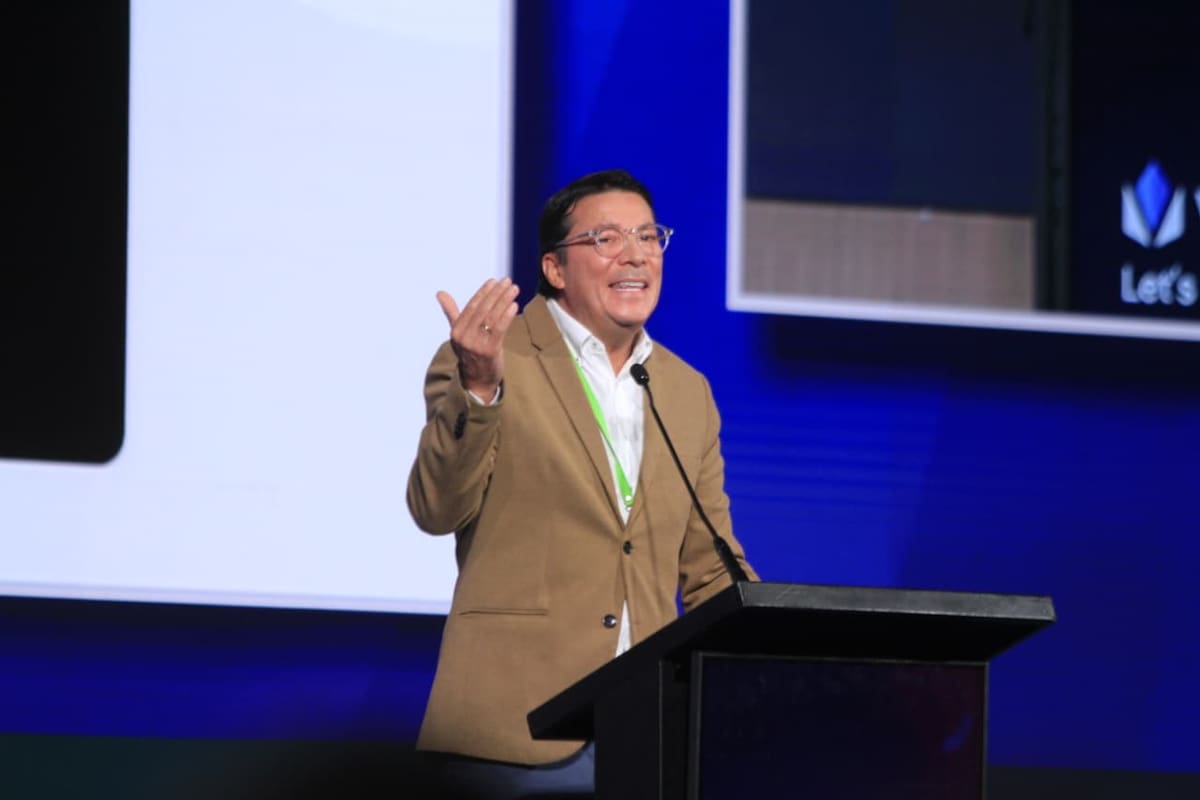 Hernán Penagos, registrador Nacional, estuvo en la Convención Bancaria que se realiza en Cartagena. // Foto. El Universal - Óscar Díaz.