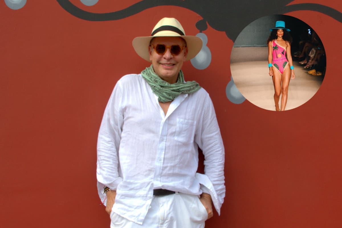 El único diseñador colombiano: así brilló Hernán Zajar en Vogue Miami Fashion Week
