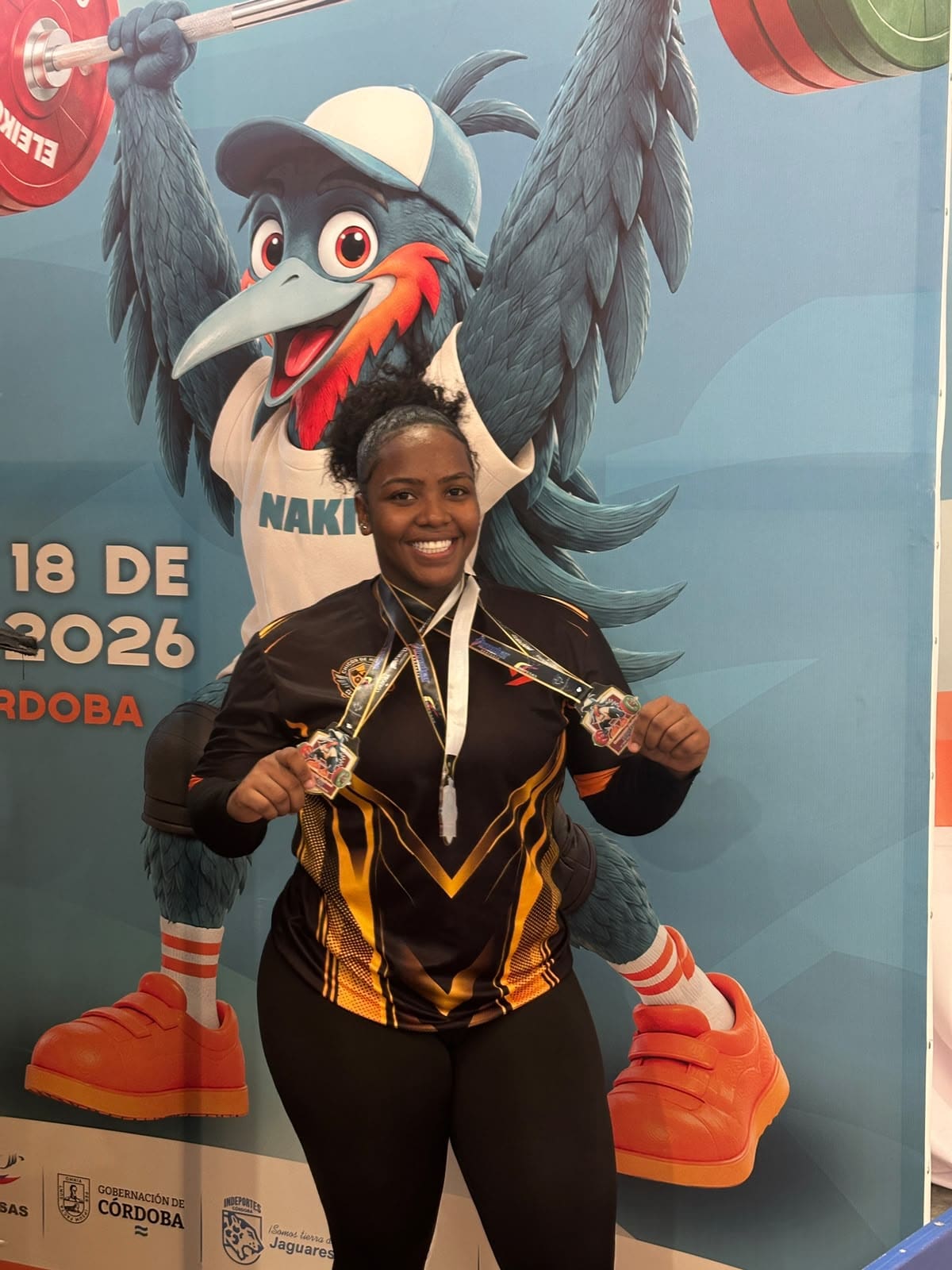 Heidys Herrera Lemus brilló en el Campeonato Nacional en Montería. //Cortesía.