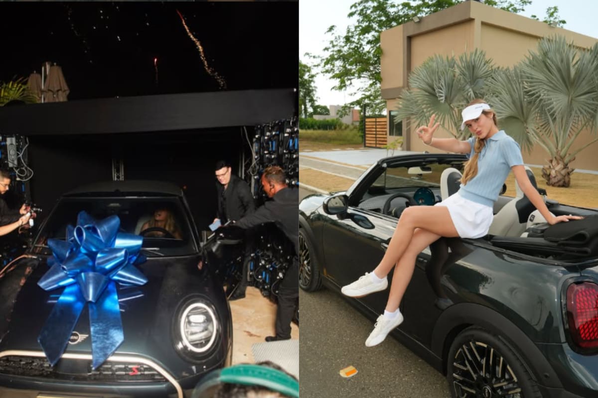 Andrea Valdiri le regaló a su hija un Mini Cooper S Cabrio 2026 por sus XV