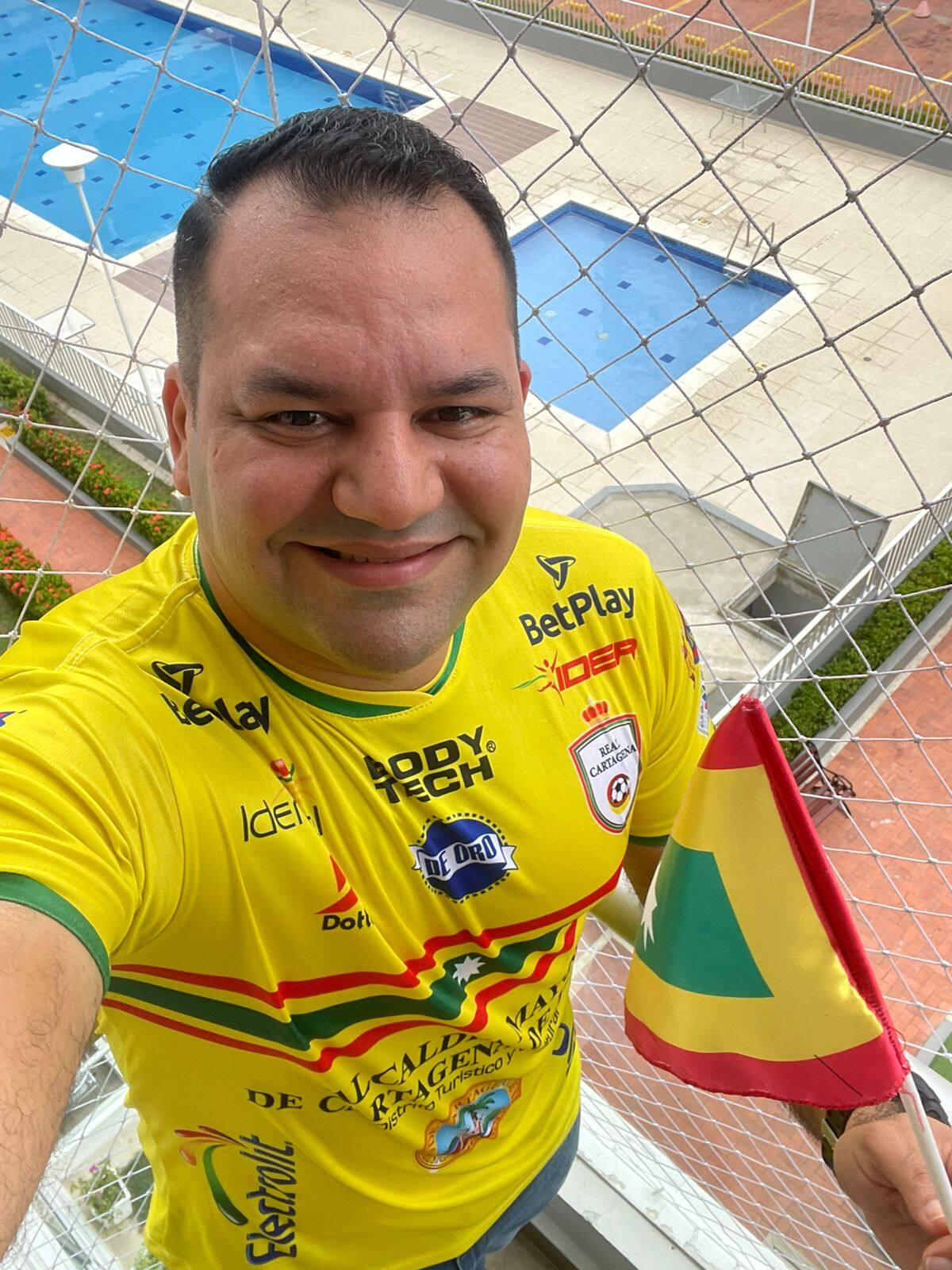 Jaime Manga lleva al Real Cartagena en su corazón. //Cortesía