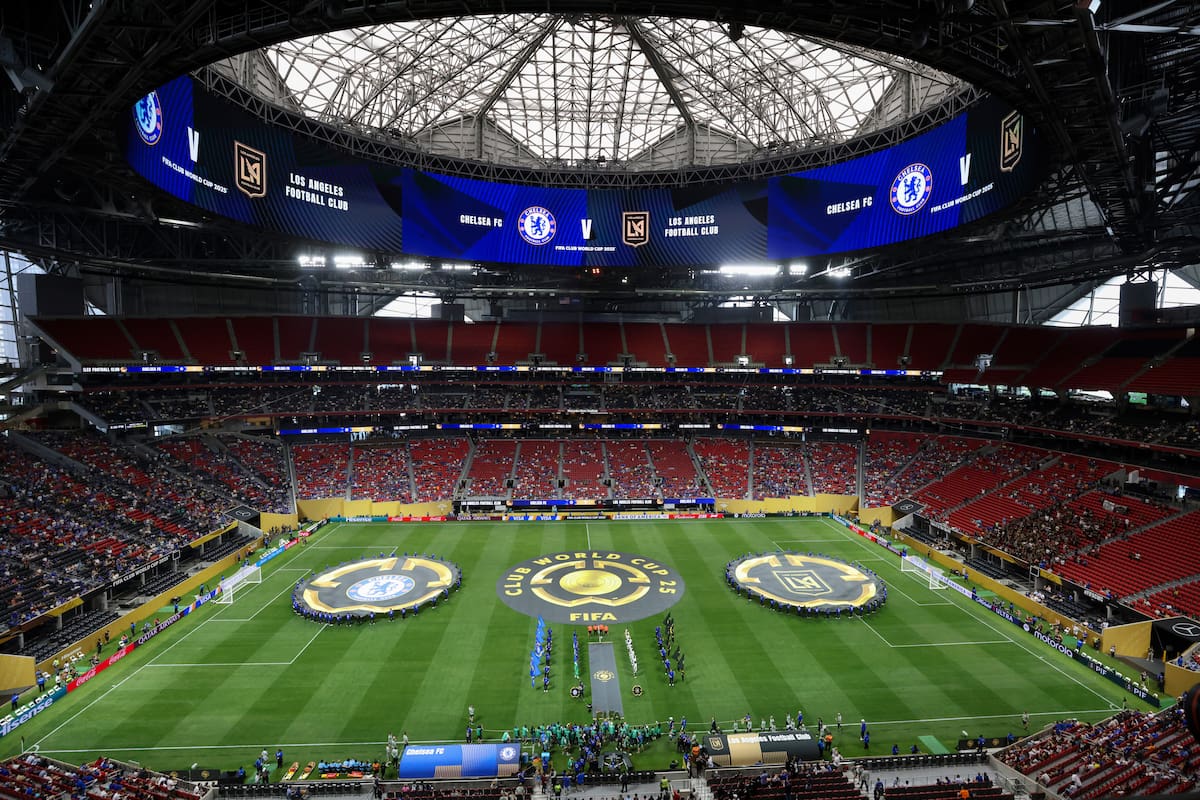 Hubo muchos asientos vacíos en el partido del Chelsea frente a Los Ángeles. //Foto, AP: Jason Getz/Atlanta Journal-Constitution