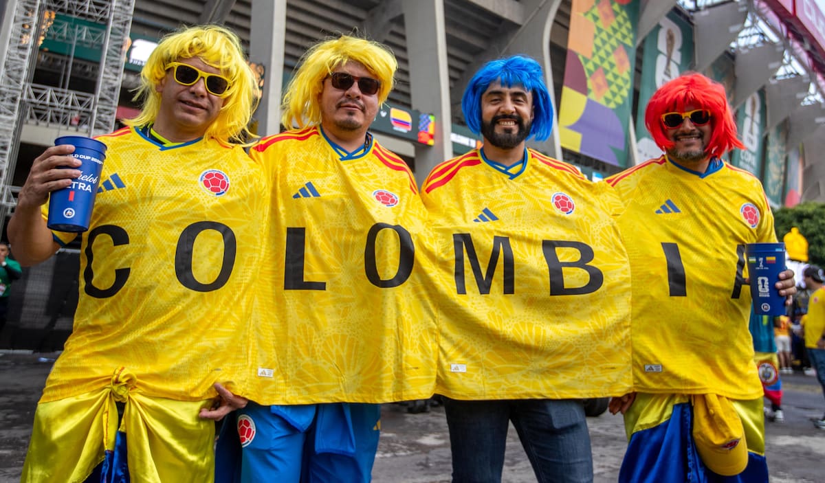 Hinchas colombianos. // COLPRENSA