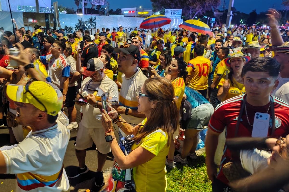 Miami y una maratónica jornada apoyando a la selección Colombia