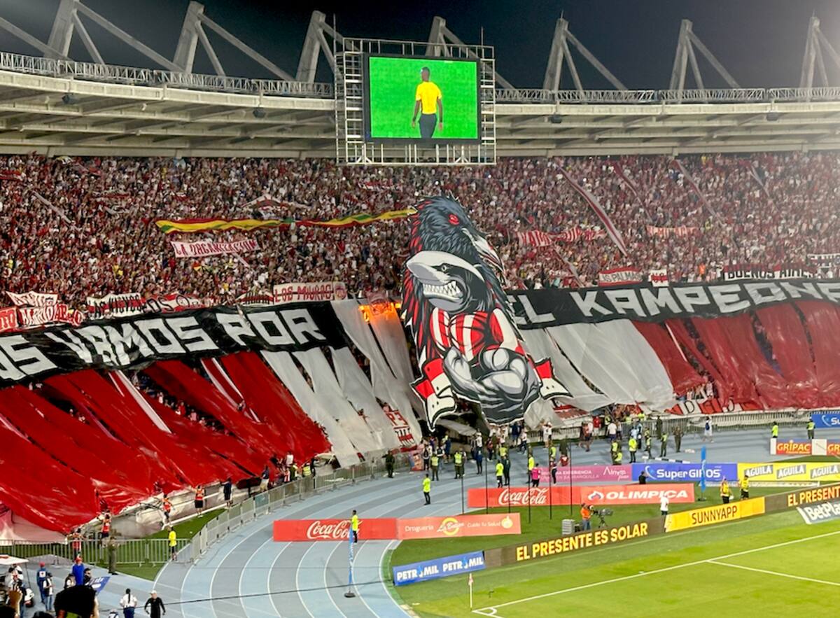 Se espera que los hinchas y seguidores de Junior lleven el estadio Roberto Meléndez en la semifinal de la Liga betPlay Dimayor.//El Universal.