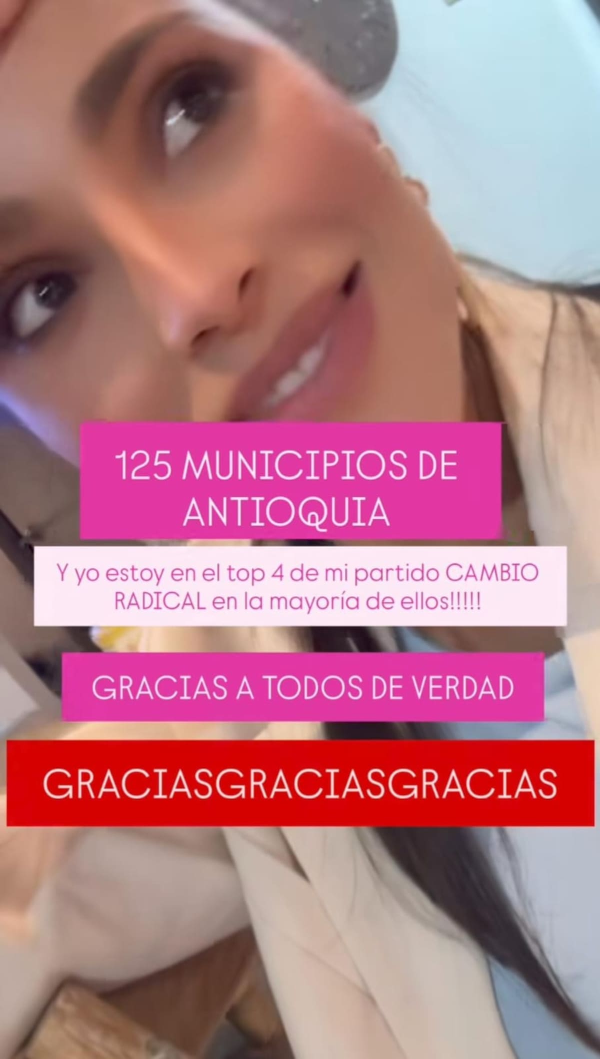 Historias de IG de Laura Gallego sobre las elecciones