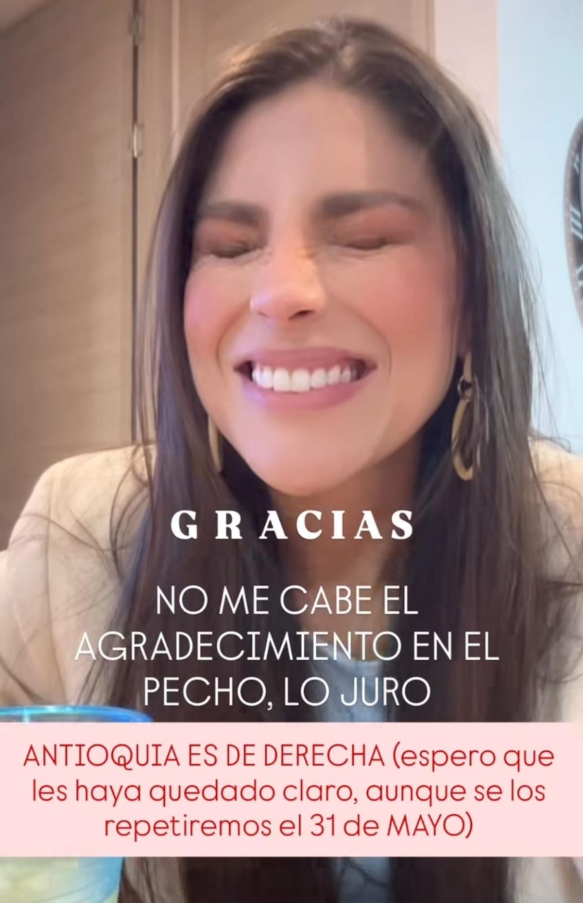 Historias de IG de Laura Gallego sobre las elecciones