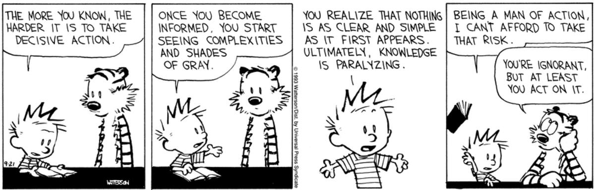 Calvin hace un argumento falaz. //Foto: Cortesía.