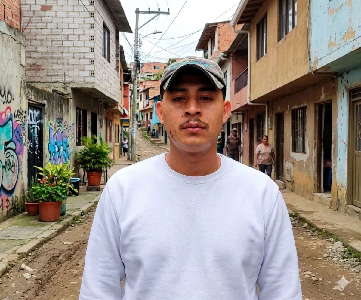 Hombre asesinado en el sur de Bolívar. //Foto mejorada con Inteligencia Artificial.