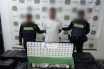Capturan en Maríalabaja a contrabandista con cigarrillos valorados en $61 millones
