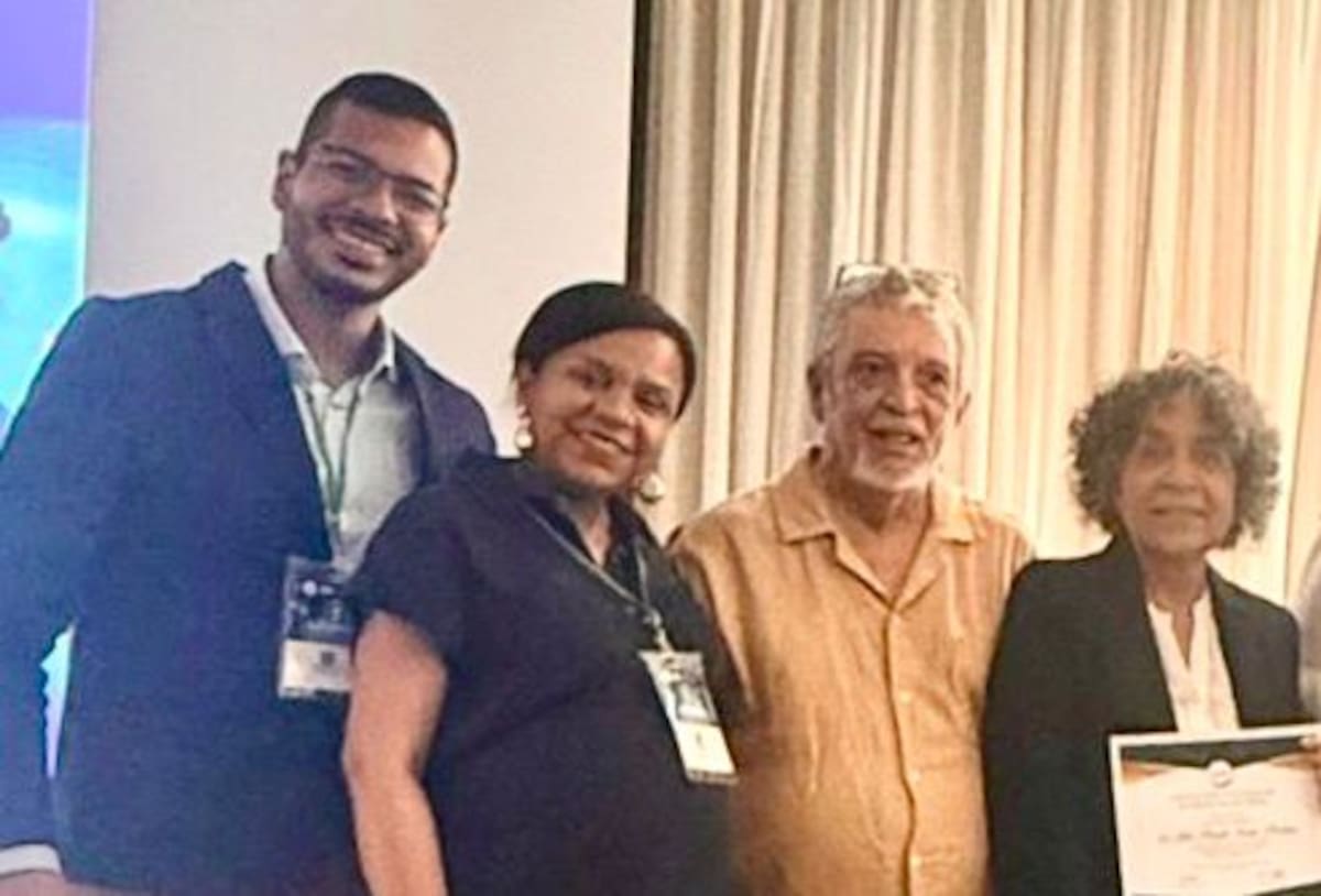 Neomar Pájaro, Marticela Cabezas, Abel Martínez y Rita Sierra.
