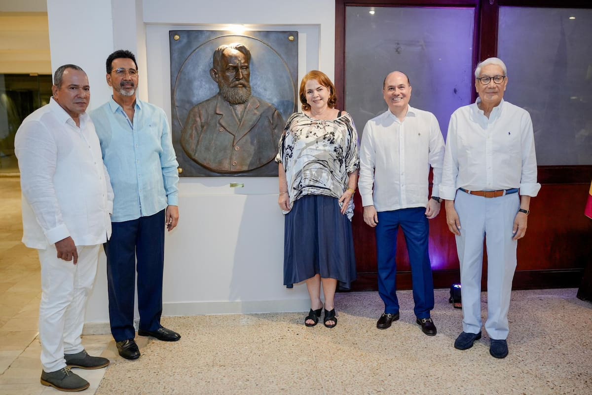 Homenaje a Rafael Núñez en el Club Cartagena. // Cortesía.