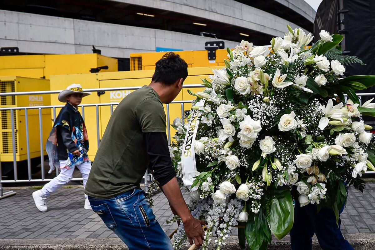 Homenaje a Yeison Jiménez. // Foto: Colprensa - Cristian Bayona