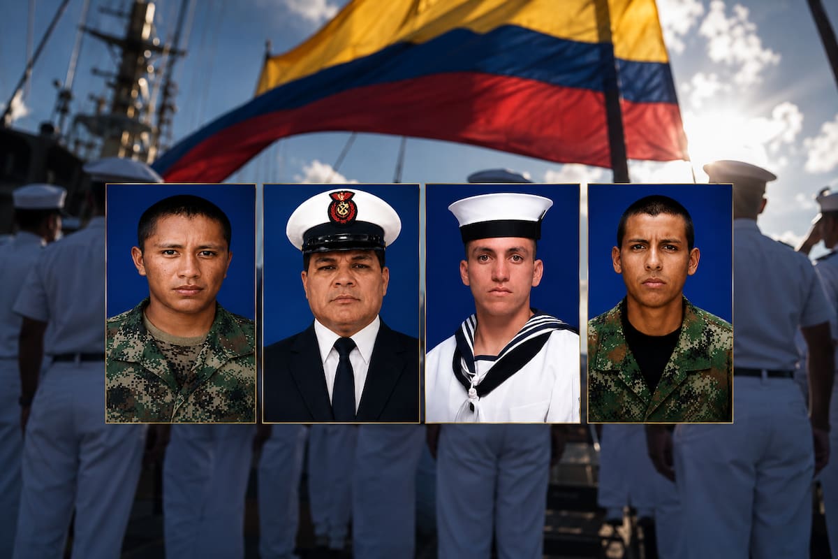 Cuatro nombres que la Armada de Colombia mantiene vivos en la memoria