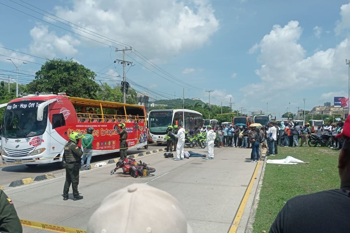 Sicariato en Chambacú: matan a motociclista cerca del Centro Histórico