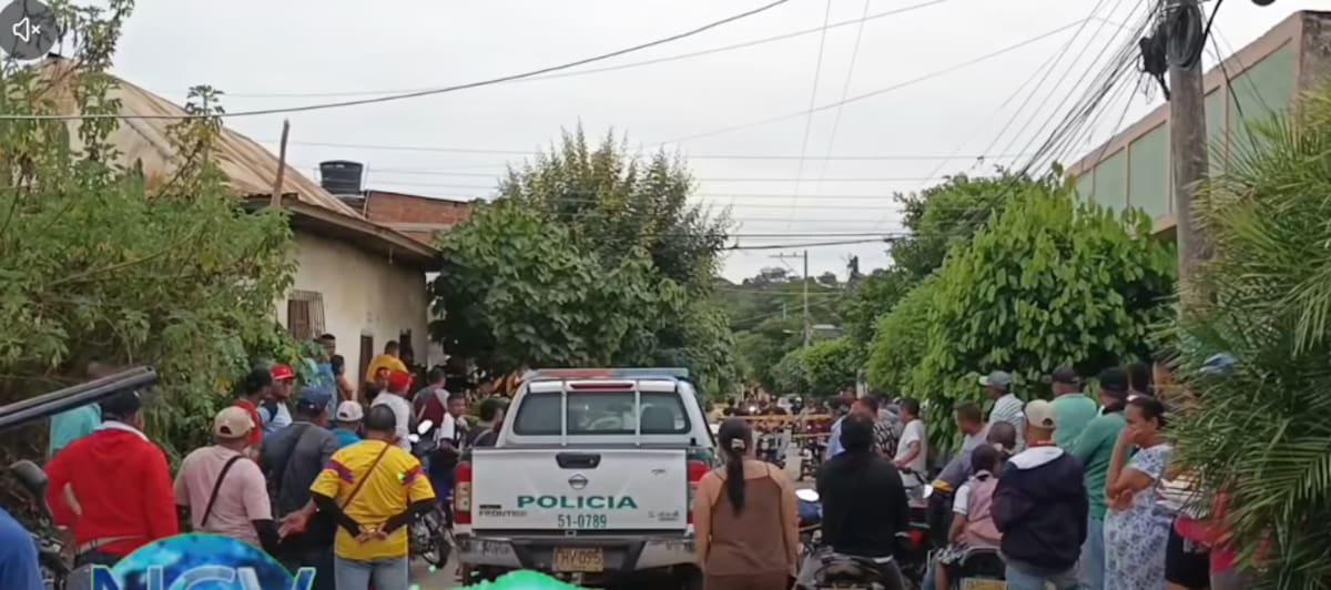 El atentado a bala ocurrió dentro de una casa, en el barrio Bureche. //FOTO CAPTURA DE VIDEO.