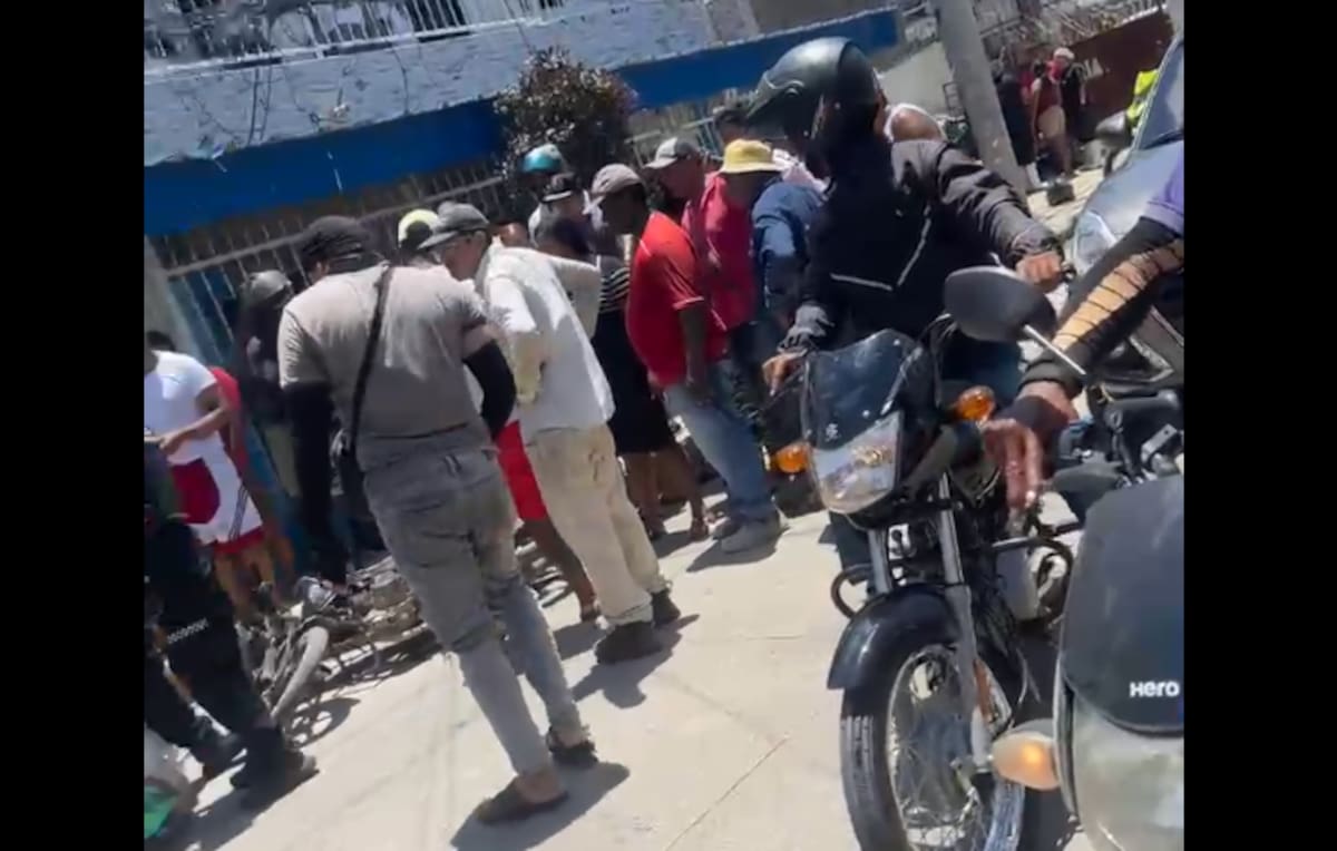 Este ataque a bala es el segundo atentado que ocurre en San José de Los Campanos en menos de 48 horas.//FOTO CAPTURA DE VIDEO.