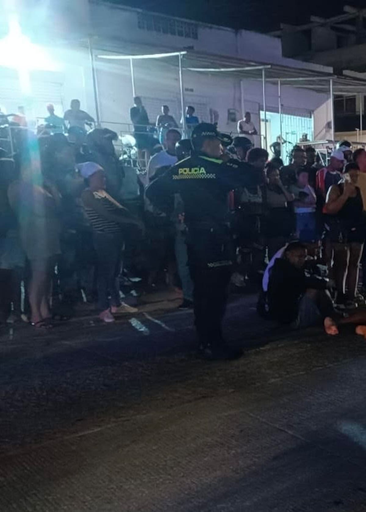La zona del ataque se produjo la noche este martes en el barrio Olaya Herrera, en Cartagena. //FOTO CORTESÍA.