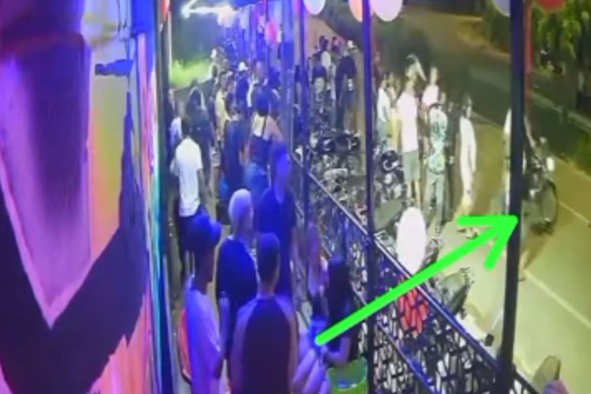 Video del sicariato en Turbaco: así mataron a Sebastián Puertas frente a una discoteca