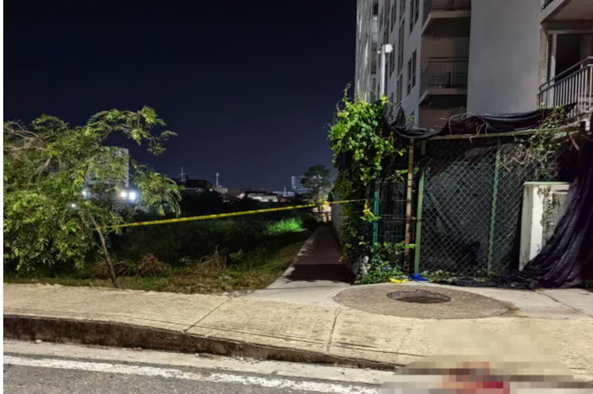 En este lugar quedó el cuerpo de Mauro Andrés Arteaga Piñeres, de 24 años.