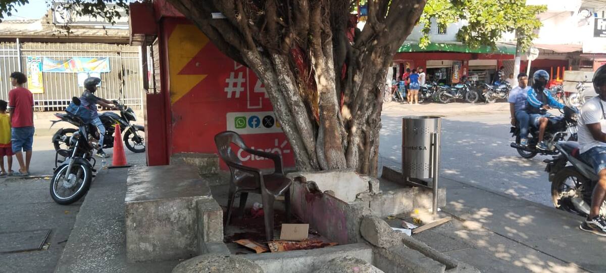 En este sector del barrio San José de Los Campanos ocurrió el ataque a bala que dejó sin vida a Leimer Osuna. //FOTO: EL UNIVERSAL