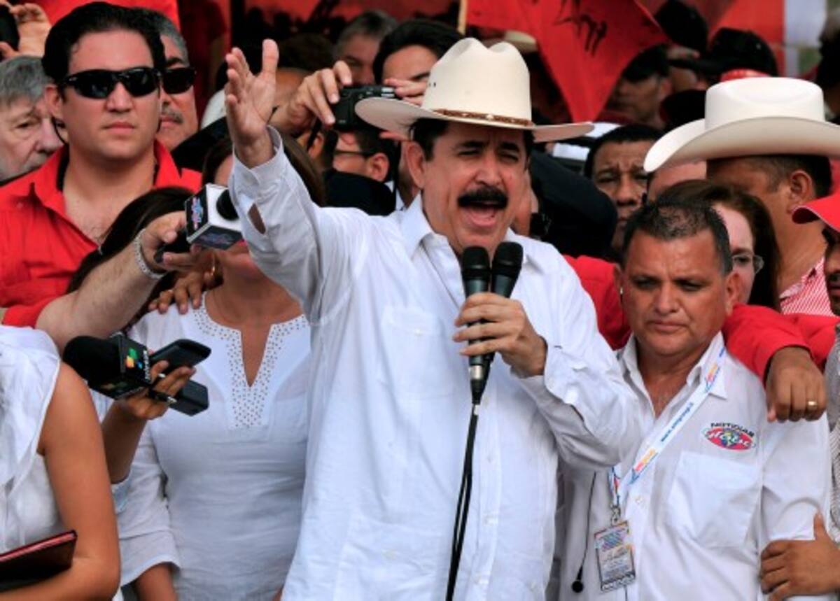 Manuel Zelaya quiere recuperar poder en Honduras. ARCHIVO