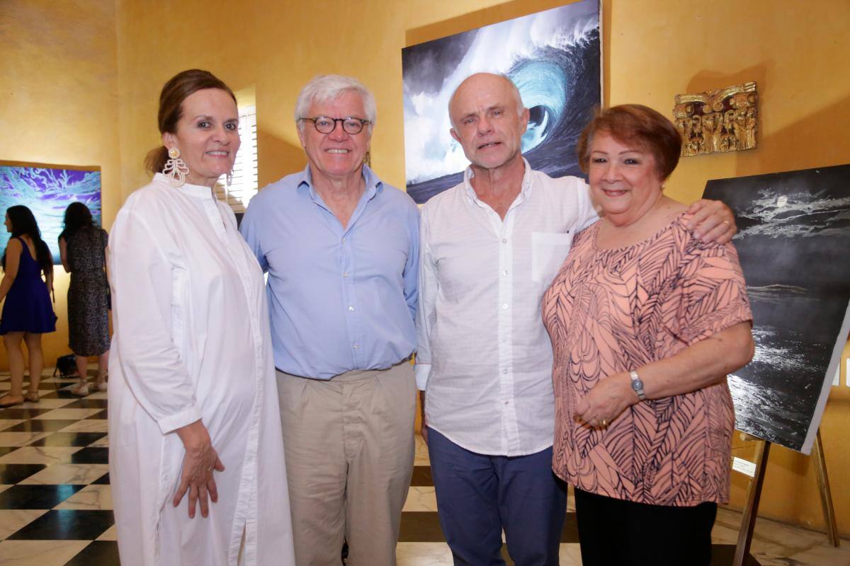 Hortensia Barrera, Hugo Villemarque, Remi Berthelemot y Zillah Méndez.