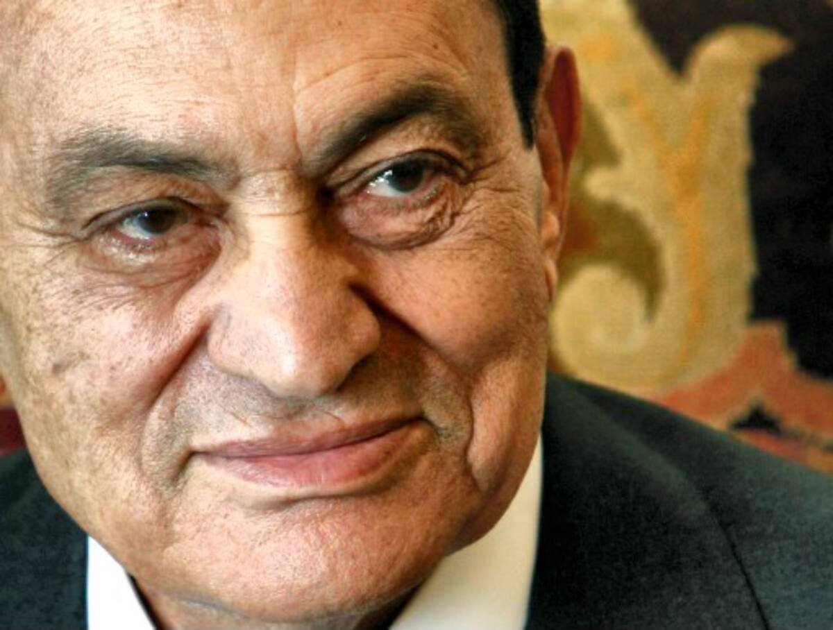 Hosni Mubarak, ex presidente de Egipto. AP Amr Nabil