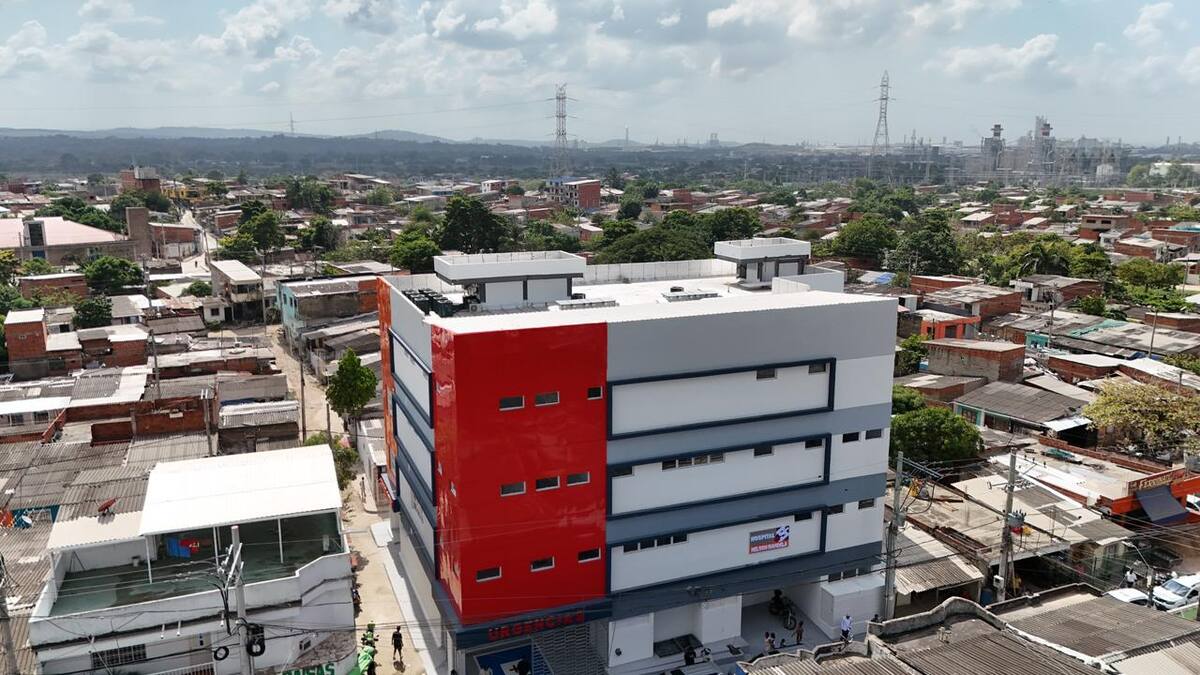 El Hospital de Mandela se encuentra en un 97% de avances, abrirá el próximo 30 de enero. // Foto: cortesía - Alcaldía de Cartagena.