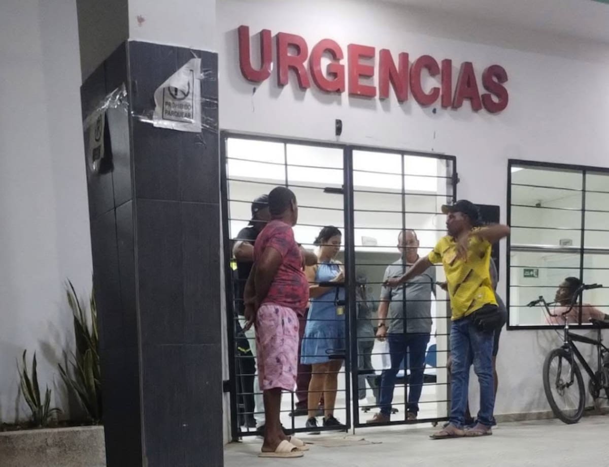 Hasta el Hospital de Repelón fueron llevadas dos personas heridas a bala durante una atentado sicarial ocurrido en esa población del Atlántico.//Cortesía.