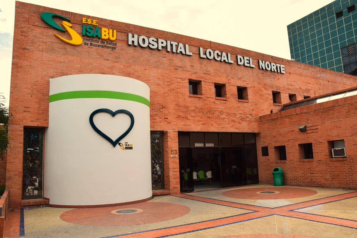 La víctima llegó por sus medios hasta el Hospital Local del Norte de Bucaramanga. //Cortesía