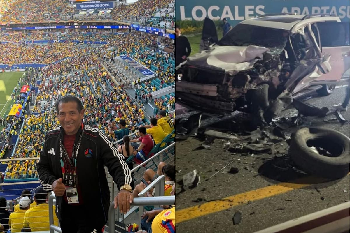 El periodista colombiano al que le cayó una camioneta encima y hoy sigue a Colombia en el Mundial