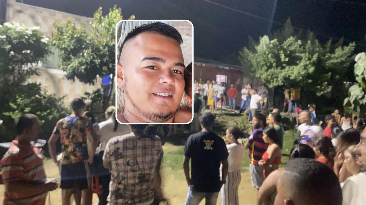 Decenas de personas estaban en el sector cuando se perpetró el sicariato. //Fotos: tomadas de Facebook