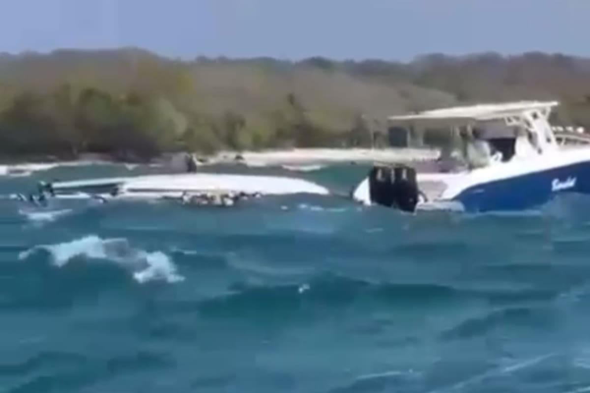 Otra emergencia en el mar, en Cartagena: se volcó lancha con turistas